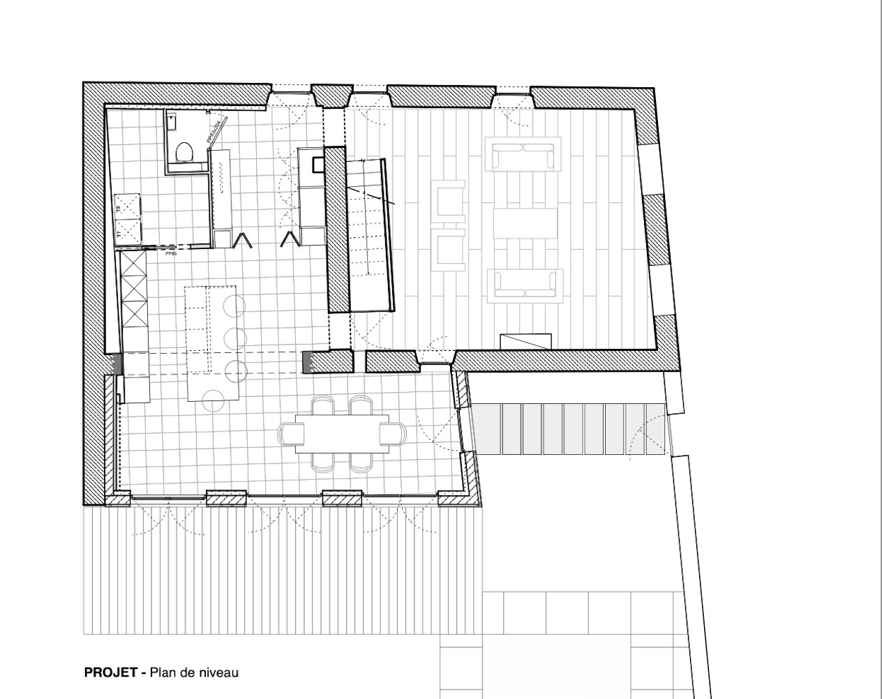 Extension de maison – Route du Bruissin -FRANCHEVILLE